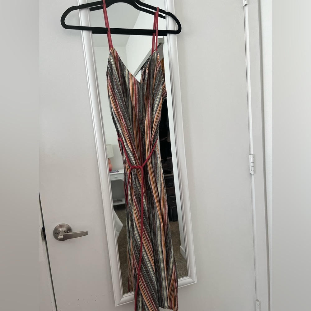 Zara patterned midi dress